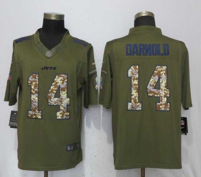 Nike Jets 14 Sam Darnold Green Salute To Service Limited Jersey,We sell and wholesale Nike Jets 14 Sam Darnold Green Salute To Service Limited Jersey on line form chian!